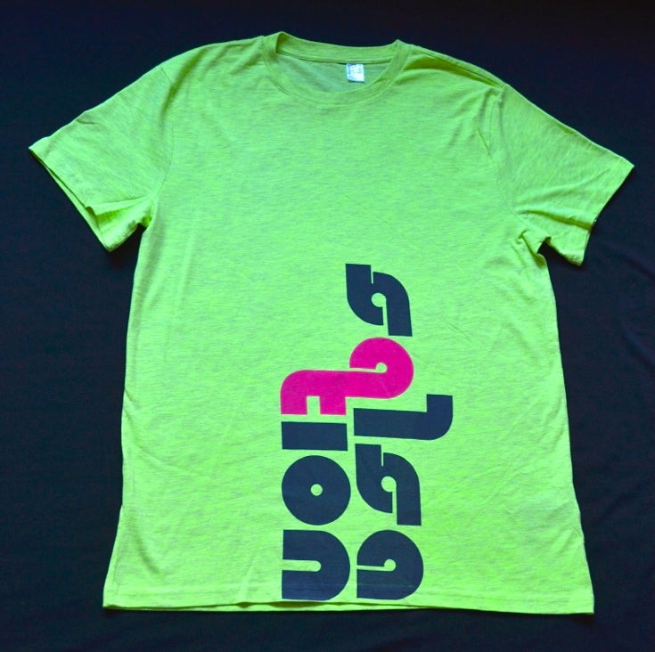 Neon Yellow T/Salsation 2 level Logo | SALSATION Wear